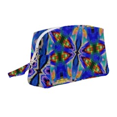 Art Kaleidoscope Meditation Mosaic Wristlet Pouch Bag (medium) by Wegoenart