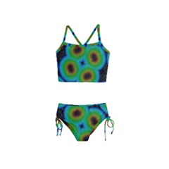 Kaleidoscope Art Unique Design Girls  Tankini Swimsuit by Wegoenart