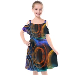 Research Mechanica Kids  Cut Out Shoulders Chiffon Dress