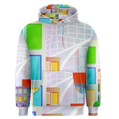 City Modern Business Skyscrapers Men s Pullover Hoodie by Simbadda