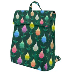 Tulips Seamless Pattern Background Flap Top Backpack by Simbadda