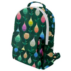 Tulips Seamless Pattern Background Flap Pocket Backpack (small) by Simbadda