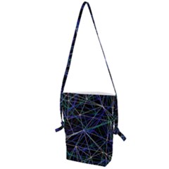 Abstract Background Reason Texture Folding Shoulder Bag by Simbadda