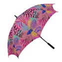 Illustration Reason Leaves Design Golf Umbrellas View2