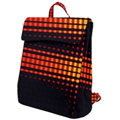 Signal Background Pattern Light Flap Top Backpack