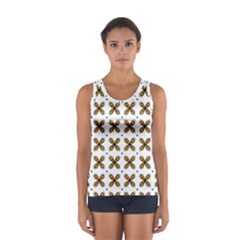 Pattern Orange Sport Tank Top  by HermanTelo