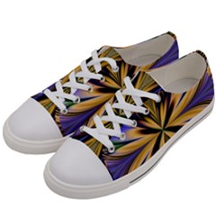Artwork Fractal Allegory Art Women s Low Top Canvas Sneakers