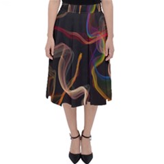 Abstract Smoke                     Folding Skater Skirt