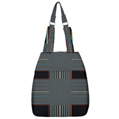 Cross Abstract Center Zip Backpack by Pakrebo