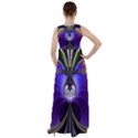 Abstract Art Artwork Fractal Design Pattern Empire Waist Velour Maxi Dress View2