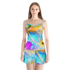 Artwork Digital Art Fractal Colors Satin Pajamas Set