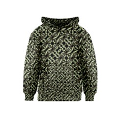 Modern Abstract Camouflage Patttern Kids  Pullover Hoodie by dflcprintsclothing