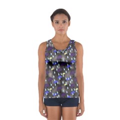 Rain And Umbrellas Sport Tank Top  by bloomingvinedesign