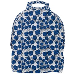 Blue Roses Mini Full Print Backpack by bloomingvinedesign