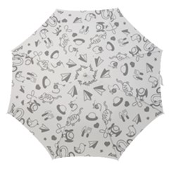 Children Drawings Baby Fish Cat Straight Umbrellas by Wegoenart