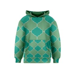 Tiles Arabesque Ottoman Bath Kids  Pullover Hoodie by Wegoenart