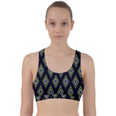 Colorful Diamonds Variation 2 Back Weave Sports Bra