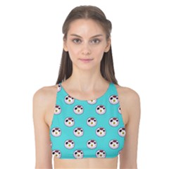 English Breakfast Aqua Tank Bikini Top by snowwhitegirl