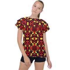 Abp Rby 5 Ruffle Collar Chiffon Blouse