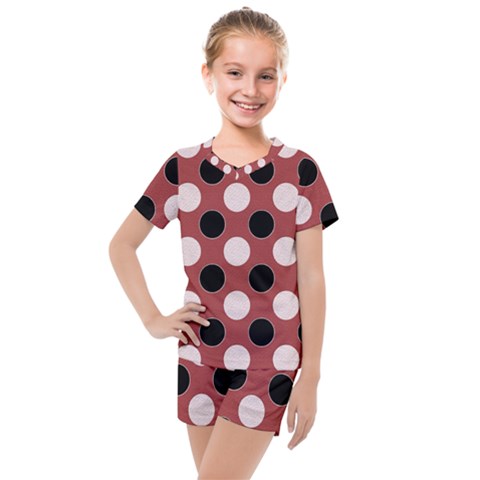 Dot 2 Dot Four Kids  Mesh Tee And Shorts Set by impacteesstreetwearsix