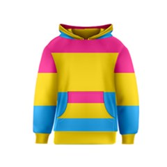 Pansexual Pride Flag Kids  Pullover Hoodie by lgbtnation