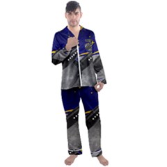 Science Fiction Sci Fi Sci Fi Logo Men s Satin Pajamas Long Pants Set by Pakrebo