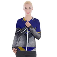 Science Fiction Sci Fi Sci Fi Logo Casual Zip Up Jacket