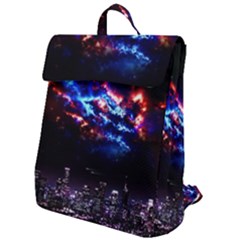 Science Fiction Sci Fi Forward Flap Top Backpack