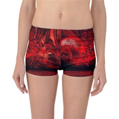 Planet Hell Hell Mystical Fantasy Reversible Boyleg Bikini Bottoms by Pakrebo