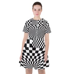 Checkerboard Again 6 Sailor Dress by impacteesstreetwearseven