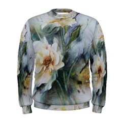 Roses Watercolour Men s Sweatshirt by Pakrebo