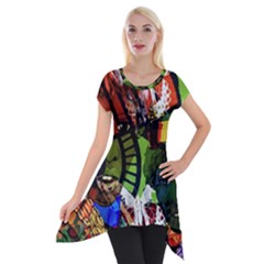 Design 4 Short Sleeve Side Drop Tunic by TajahOlsonDesigns