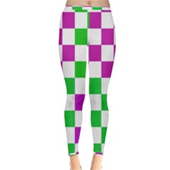 Checkerboard Again 1 Inside Out Leggings by impacteesstreetwearseven