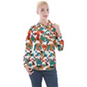 Pop Art Camouflage 1 Women s Long Sleeve Pocket Shirt View1