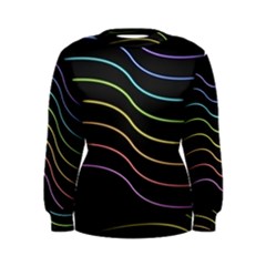 Wallpaper Background Colors Neon Women s Sweatshirt by Pakrebo