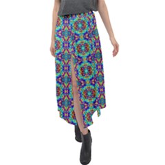 A 2 Velour Split Maxi Skirt