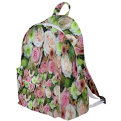 Pastel Pink Roses The Plain Backpack by retrotoomoderndesigns