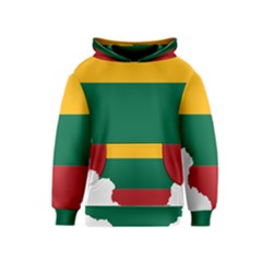 Lithuania Country Europe Flag Kids  Pullover Hoodie by Sapixe