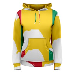 Guinea Flag Map Geography Outline Women s Pullover Hoodie by Sapixe