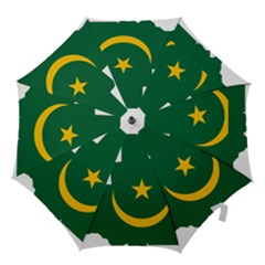 Mauritania Flag Map Geography Hook Handle Umbrellas (large) by Sapixe