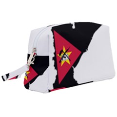 Mozambique Flag Map Geography Wristlet Pouch Bag (large)
