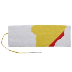 Congo Flag Map Geography Outline Roll Up Canvas Pencil Holder (m) by Sapixe