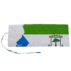 Equatorial Guinea Flag Map Roll Up Canvas Pencil Holder (s) by Sapixe