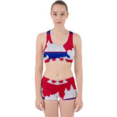 Borders Country Flag Geography Map Work It Out Gym Set by Sapixe