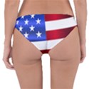 America Usa United States Flag Reversible Hipster Bikini Bottoms View4