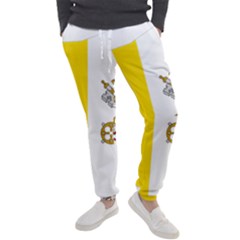 Vatican City Country Europe Flag Men s Jogger Sweatpants by Sapixe