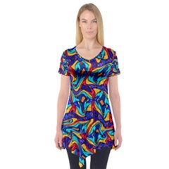 C 8 1 Short Sleeve Tunic  by ArtworkByPatrick