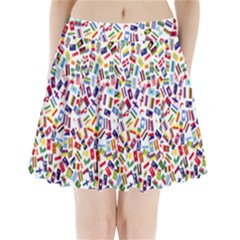 Heart Flags Countries United Unity Pleated Mini Skirt by Sapixe