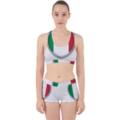 Flag Italy Country Italian Symbol Work It Out Gym Set by Sapixe