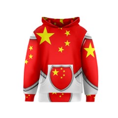 Flag China Country Nation Asia Kids  Pullover Hoodie by Sapixe